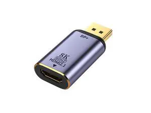 CY DP DisplayPort 1.4 Source Male to HDMI 2.0 Display 8K 60hz UHD 4K Female Monitor Connector Adapter CY DP DisplayPort 1.4 Source Male to HDMI 2.0 Display 8K 60hz UHD 4K Female Monitor Connector Adapter