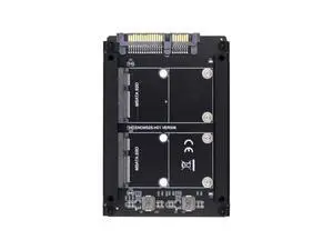 2 in 1 Combo MSATA SSD to 2.5" SATA JBOD HDD Disk Drive Enclosure Adapter 2 in 1 Combo MSATA SSD to 2.5" SATA JBOD HDD Disk Drive Enclosure Adapter