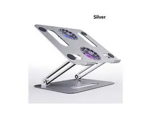 Ergonomic Foldable Laptop Tablet Cooling Stand Aluminum Protable Ultrabook notebook macbook computer riser desktop holder with 2 High-speed Fan,For All Laptop Tablets 11-17.3"MacBook Pro Ergonomic Foldable Laptop Tablet Cooling Stand Aluminum Protable Ultrabook notebook macbook computer riser desktop holder with 2 High-speed Fan,For All Laptop Tablets 11-17.3"MacBook Pro