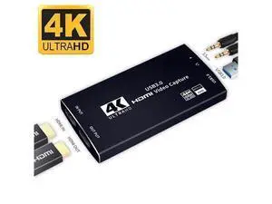 Upgraded Video Capture Card with Microphone & HDMI Loop-Out, HD 4K@60hz Video 1080P 60fps Board Game Record Support HDR, EDID, HDCP2.2 For Live Streaming Video Recording Upgraded Video Capture Card with Microphone & HDMI Loop-Out, HD 4K@60hz Video 1080P 60fps Board Game Record Support HDR, EDID, HDCP2.2 For Live Streaming Video Recording