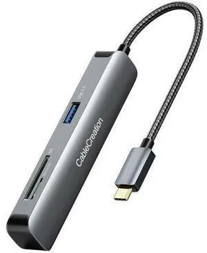 USB C Hub, 5-in-1 Multiport iPad Pro Adapter with HDMI 4K, 2 USB 3.0, SD/Micro SD Card Reader for MacBook Pro/Air, iPad Pro, Surface Pro, XPS, and More USB C Hub, 5-in-1 Multiport iPad Pro Adapter with HDMI 4K, 2 USB 3.0, SD/Micro SD Card Reader for MacBook Pro/Air, iPad Pro, Surface Pro, XPS, and More