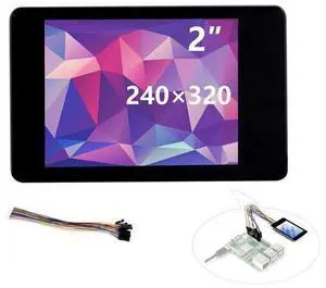 2inch IPS Display 240x320 Capacitive Touch Screen Compatible with Raspberry Pi 5/4B/3B+/Zero/Zero 2W/Pico/Pico W/Pico 2/ESP32, 262K Colors, ST7789T3 Display Driver and CST816D Touch Controller 2inch IPS Display 240x320 Capacitive Touch Screen Compatible with Raspberry Pi 5/4B/3B+/Zero/Zero 2W/Pico/Pico W/Pico 2/ESP32, 262K Colors, ST7789T3 Display Driver and CST816D Touch Controller