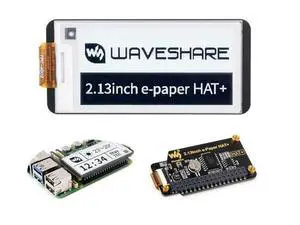 2.13inch E-Paper HAT+ for Raspberry Pi 5/ 4B/3B+/3B/2B/A+/Zero W/WH/Zero 2 W/Jetson Nano, E-Ink Display HAT+ Standard 250x122 Pixel SPI Interface with Pwnagotchi Tutorial Support Partial Refresh 2.13inch E-Paper HAT+ for Raspberry Pi 5/ 4B/3B+/3B/2B/A+/Zero W/WH/Zero 2 W/Jetson Nano, E-Ink Display HAT+ Standard 250x122 Pixel SPI Interface with Pwnagotchi Tutorial Support Partial Refresh