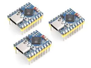 3PCS ESP32-S3 Mini Development Board with Pre-Soldered Header, Based on ESP32-S3FH4R2 Processor, 240MHz Running Frequency, Support 2.4GHz Wi-Fi & Bluetooth 5, Onboard 4MB Flash Memory 3PCS ESP32-S3 Mini Development Board with Pre-Soldered Header, Based on ESP32-S3FH4R2 Processor, 240MHz Running Frequency, Support 2.4GHz Wi-Fi & Bluetooth 5, Onboard 4MB Flash Memory