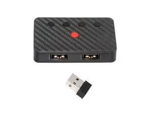 Dual Port USB to Bluetooth 5.3 Adapter with 2.4G Receiver for Conversion Wired Keyboard and Mouse to Wireless for Phone/Tablet/Computer Dual Port USB to Bluetooth 5.3 Adapter with 2.4G Receiver for Conversion Wired Keyboard and Mouse to Wireless for Phone/Tablet/Computer