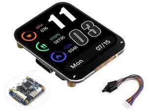ESP32-S3 Development Board with 1.69inch LCD IPS Display 240×280 Pixels 262K Color,USB Type-C Embedded ST7789V2 Display Driver, Accelerometer and Gyroscope Sensor, Support 2.4GHz W-i-F-i/Blue-too-th 5 ESP32-S3 Development Board with 1.69inch LCD IPS Display 240×280 Pixels 262K Color,USB Type-C Embedded ST7789V2 Display Driver, Accelerometer and Gyroscope Sensor, Support 2.4GHz W-i-F-i/Blue-too-th 5