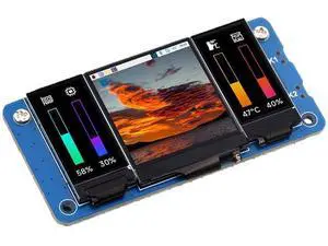 Triple LCD HAT for Raspberry Pi, Onboard 1.3inch IPS LCD 240×240 Resolution Main Screen and Dual 0.96inch IPS 160×80 Resolution LCD Secondary Screens, SPI Interface Triple LCD HAT for Raspberry Pi, Onboard 1.3inch IPS LCD 240×240 Resolution Main Screen and Dual 0.96inch IPS 160×80 Resolution LCD Secondary Screens, SPI Interface