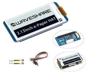 2.13inch E-Ink Display HAT V4 250x122 Pixel E-Paper for Raspberry Pi 5/4B/3B+/3B/2B/Zero W/WH/Zero 2 W/Jetson Nano SPI Interface, Black/White Two Display Colors, Support Partial Refresh 2.13inch E-Ink Display HAT V4 250x122 Pixel E-Paper for Raspberry Pi 5/4B/3B+/3B/2B/Zero W/WH/Zero 2 W/Jetson Nano SPI Interface, Black/White Two Display Colors, Support Partial Refresh