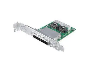 H!Fiber Dual Port SAS Adapter Card 2X Internal SFF-8087 to 2X External SFF-8088 Slot, 6Gb/s, Card with Full-Height and Low-Profile H!Fiber Dual Port SAS Adapter Card 2X Internal SFF-8087 to 2X External SFF-8088 Slot, 6Gb/s, Card with Full-Height and Low-Profile