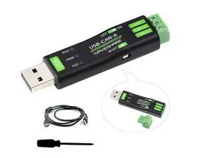 USB to CAN Adapter Board STM32 Chip Solution, CAN Baud Rate 5kbps~1Mbps is Configurable, Compatible with Raspberry Pi Jetson Nano Linux Systems, Support Windows XP/7/8/10/11, Multiple Working Modes USB to CAN Adapter Board STM32 Chip Solution, CAN Baud Rate 5kbps~1Mbps is Configurable, Compatible with Raspberry Pi Jetson Nano Linux Systems, Support Windows XP/7/8/10/11, Multiple Working Modes