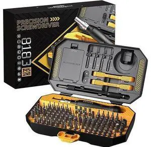 Precision Screwdriver Set, 145 in 1 with 132 Bits Magnetic Screwdriver Kit Mini Screwdriver Set Built in Extension Rod Portable Easy to Store Kit for Repair phone, Laptop, Watch, Toy, Game Console Precision Screwdriver Set, 145 in 1 with 132 Bits Magnetic Screwdriver Kit Mini Screwdriver Set Built in Extension Rod Portable Easy to Store Kit for Repair phone, Laptop, Watch, Toy, Game Console