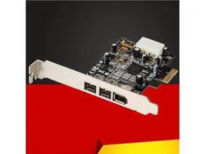 1394 Expansion Card PCI-E 1X to IEEE 1394 DV Video Adapter 1x 1394A 6Pin + 2x 1394B 9Pin Controller Firewire Card for Desktop PC 1394 Expansion Card PCI-E 1X to IEEE 1394 DV Video Adapter 1x 1394A 6Pin + 2x 1394B 9Pin Controller Firewire Card for Desktop PC