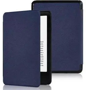 Compatible with 6" New Kindle 11th Generation Case 2024/2022 Release, Lightweight PU Leather Hard Plastic Cover with Smart Auto Wake/Sleep for Amazon Kindle 11th Generation 2024/2022 Blue Compatible with 6" New Kindle 11th Generation Case 2024/2022 Release, Lightweight PU Leather Hard Plastic Cover with Smart Auto Wake/Sleep for Amazon Kindle 11th Generation 2024/2022 Blue