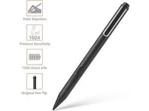 Stylus pen for Surface Microsoft Certified Stylus Pen 1024 Levels Pressure, Palm Rejection, HB Tip, with AAAA Battery, for Surface Pro X 7 6 5 4 3 Surface Laptop 3 2 1 Surface Book 2 1,Surface Go Stylus pen for Surface Microsoft Certified Stylus Pen 1024 Levels Pressure, Palm Rejection, HB Tip, with AAAA Battery, for Surface Pro X 7 6 5 4 3 Surface Laptop 3 2 1 Surface Book 2 1,Surface Go