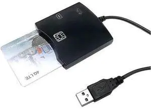 Aomoproing EMV SIM eID Smart Chip Card Reader Writer Programmer #N68 DOD Military USB Common Access CAC Smart Card Reader + SDK Kit, Compatible Windows (Black) Aomoproing EMV SIM eID Smart Chip Card Reader Writer Programmer #N68 DOD Military USB Common Access CAC Smart Card Reader + SDK Kit, Compatible Windows (Black)