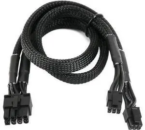 Dual Mini 6 Pin to 8 Pin PCI Express Video Card Power Adapter Braided Sleeved Cable for Mac Pro Tower/Power Mac G5 15-inches(2Pack) Dual Mini 6 Pin to 8 Pin PCI Express Video Card Power Adapter Braided Sleeved Cable for Mac Pro Tower/Power Mac G5 15-inches(2Pack)