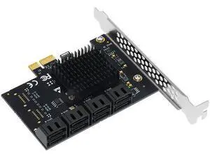 PCIe to SATA Expansion Card 8 Port SATA Multiplier PCI Express X1 Controller SATA 3 HDD SSD Adapter PCI E SATA3 Riser for Mining PCIe to SATA Expansion Card 8 Port SATA Multiplier PCI Express X1 Controller SATA 3 HDD SSD Adapter PCI E SATA3 Riser for Mining