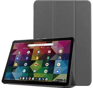 Compatible with Lenovo IdeaPad Duet Chromebook 10.1" 2020, Shockproof Protective Cover with Auto Wake/Sleep Kickstand for Lenovo IdeaPad Duet Chromebook 10.1 Inch 2020 Grey Compatible with Lenovo IdeaPad Duet Chromebook 10.1" 2020, Shockproof Protective Cover with Auto Wake/Sleep Kickstand for Lenovo IdeaPad Duet Chromebook 10.1 Inch 2020 Grey