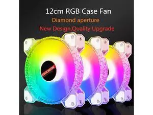RGB Case Fan Kit 120mm Fan ARGB RGB Cooling Ventilador 6PIN Rainbow Computer Chassis Fans 12V Silent Adjust 12cm Aura Sync RGB Case Fan Kit 120mm Fan ARGB RGB Cooling Ventilador 6PIN Rainbow Computer Chassis Fans 12V Silent Adjust 12cm Aura Sync
