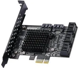 PCIe to 8 Port SATA Expansion Card SATA3 3 6Gb HDD SSD Adapter PCI E Express X1 Controller Extension Riser for Mining PCIe to 8 Port SATA Expansion Card SATA3 3 6Gb HDD SSD Adapter PCI E Express X1 Controller Extension Riser for Mining