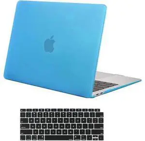 Compatible with MacBook Air 13 inch Case 2020 2019 2018 Release A2337 M1 A2179 A1932 Retina Display with Touch ID, Protective Plastic Hard Shell Case & Keyboard Cover Skin Blue Compatible with MacBook Air 13 inch Case 2020 2019 2018 Release A2337 M1 A2179 A1932 Retina Display with Touch ID, Protective Plastic Hard Shell Case & Keyboard Cover Skin Blue