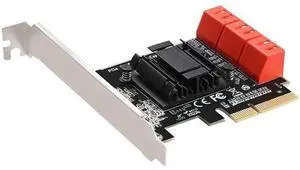 PCIE PCI-E to 6ports SATA3.0 expansion Card PCI express 4X Gen3 PCI express 6 SATA Adapter SATA3 Converter PCIE PCI-E to 6ports SATA3.0 expansion Card PCI express 4X Gen3 PCI express 6 SATA Adapter SATA3 Converter