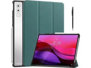 Case for Lenovo Yoga Tab Plus 12.7 inch 2025 TB520FU, Slim Smart Cover Lightweight Hard Shell Protective Cover with Multi-Angle Stand, Universal Stylus Pen Dark Green Case for Lenovo Yoga Tab Plus 12.7 inch 2025 TB520FU, Slim Smart Cover Lightweight Hard Shell Protective Cover with Multi-Angle Stand, Universal Stylus Pen Dark Green
