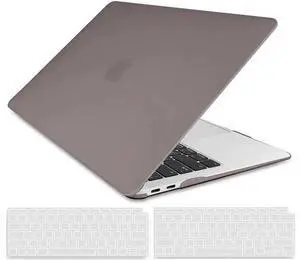 Compatible with MacBook Air 13 inch Case 2022, 2021-2018 Release A2337 M1 A2179 A1932 with Retina Display Touch ID, Plastic Hard Shell with Keyboard Cover Gray Compatible with MacBook Air 13 inch Case 2022, 2021-2018 Release A2337 M1 A2179 A1932 with Retina Display Touch ID, Plastic Hard Shell with Keyboard Cover Gray