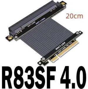 PCIe 4.0 Riser Cable 4.0 X8 X16 PCI Express Riser Extender Riser Cable for Vertical Mount PCIe 4.0 Riser Cable 4.0 X8 X16 PCI Express Riser Extender Riser Cable for Vertical Mount