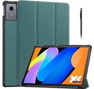 Case for Lenovo Tab Idea 11 inch 2025 / Xiaoxin Pad 11 2025 Slim Smart Cover Lightweight Hard Shell Protective Cover with Multi-Angle Stand, Universal Stylus Pen Dark Green Case for Lenovo Tab Idea 11 inch 2025 / Xiaoxin Pad 11 2025 Slim Smart Cover Lightweight Hard Shell Protective Cover with Multi-Angle Stand, Universal Stylus Pen Dark Green