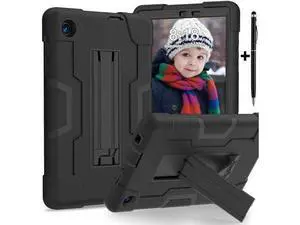 Protective Case For TCL Tab 8 LE Model 9137W) / TCL Tab 8 WiFi Model 9132X, Shockproof Cover with Kickstand + Universal Stylus Pen Protective Case For TCL Tab 8 LE Model 9137W) / TCL Tab 8 WiFi Model 9132X, Shockproof Cover with Kickstand + Universal Stylus Pen