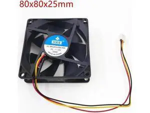 80x80x25mm 12V PC Cooling Fan Portable Cooler Fan Ball Bearing 3 Pin 2Pin Connector 80x80x25mm 12V PC Cooling Fan Portable Cooler Fan Ball Bearing 3 Pin 2Pin Connector
