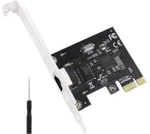 Aomoproing Gigabit Ethernet PCI Express, 1 Port PCIE Gigabit Nic PCI-E Network Card 10/100/1000Mbps RJ45 VLAN Adapter Converter Aomoproing Gigabit Ethernet PCI Express, 1 Port PCIE Gigabit Nic PCI-E Network Card 10/100/1000Mbps RJ45 VLAN Adapter Converter
