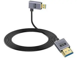 8K 90 Degree Micro HDMI to HDMI Cable, Right Angl HDMI Male to Micro HDMI Adapter Cable with 8K@60Hz, 4K@240Hz, 48Gbps Micro HDMI Cable Coiled for Cameras, DSLRs, Camcorders, Monitors 4FT/1.2M 8K 90 Degree Micro HDMI to HDMI Cable, Right Angl HDMI Male to Micro HDMI Adapter Cable with 8K@60Hz, 4K@240Hz, 48Gbps Micro HDMI Cable Coiled for Cameras, DSLRs, Camcorders, Monitors 4FT/1.2M