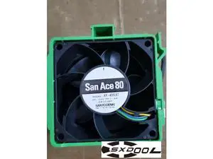 SAN ACE 80 XF-45537 DC 12V 1.2A 041218P For SANYO DENKI Server cooling fan w/Green Basket SAN ACE 80 XF-45537 DC 12V 1.2A 041218P For SANYO DENKI Server cooling fan w/Green Basket