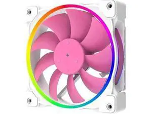 ID-COOLING ZF-12025-PINK Case Fan 120mm 5V 3 PIN Addressable RGB Cooling Fan MB Sync, 4 PIN PWM Speed Control Fans for Radiator/CPU Cooler/Computer Case ID-COOLING ZF-12025-PINK Case Fan 120mm 5V 3 PIN Addressable RGB Cooling Fan MB Sync, 4 PIN PWM Speed Control Fans for Radiator/CPU Cooler/Computer Case