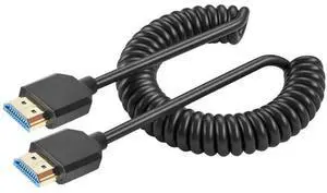 8K Coiled HDMI Cable 3FT- 6FT, HDMI 2.1 Cable Coiled 48Gbps, Extreme Thin HDMI Male to Male Cable Supports 8K@60Hz, 4K@120Hz for Monitor, Laptop, PC, TV 8K Coiled HDMI Cable 3FT- 6FT, HDMI 2.1 Cable Coiled 48Gbps, Extreme Thin HDMI Male to Male Cable Supports 8K@60Hz, 4K@120Hz for Monitor, Laptop, PC, TV