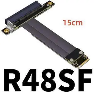 M.2 M-key NVMe To PCI Express 3.0 4.0 X8 Riser Cable with SATA Cable for PCIe 8x LAN, RAID SSD Cards M2 ultra SSD M.2 M-key NVMe To PCI Express 3.0 4.0 X8 Riser Cable with SATA Cable for PCIe 8x LAN, RAID SSD Cards M2 ultra SSD