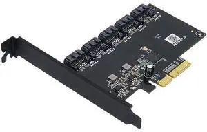 PCI-E to 5-Port SATA3.0 Expansion Card PCI-E X4 Slot Support 6Gbps PCI-E to SATA Adapter PCI-E to 5-Port SATA3.0 Expansion Card PCI-E X4 Slot Support 6Gbps PCI-E to SATA Adapter