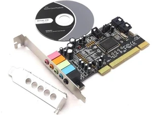 Classic PCI Sound Card 5.1CH CMI8738 Chipset Audio Digital Sound Card Desktop Stereo Surround PCI Sound Audio Card Classic PCI Sound Card 5.1CH CMI8738 Chipset Audio Digital Sound Card Desktop Stereo Surround PCI Sound Audio Card