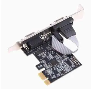 PCI-E 2 Serial port card pcie to COM9 pin RS232 Industrial control serial port expansion card AX99100 chip PCI-E 2 Serial port card pcie to COM9 pin RS232 Industrial control serial port expansion card AX99100 chip