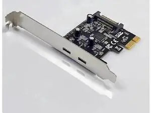2-port TYPE-C Gen1 expansion card Desktop computer PCI-E to USB3.0 Type-c adapter card 2-port TYPE-C Gen1 expansion card Desktop computer PCI-E to USB3.0 Type-c adapter card