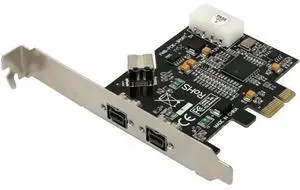 PCI Express PCI-E x1 to 3 Ports 1394B Controller Card Add On Card for FireWire 800 IEEE 1394 B 2+1 Digital Camera Video Capture PCI Express PCI-E x1 to 3 Ports 1394B Controller Card Add On Card for FireWire 800 IEEE 1394 B 2+1 Digital Camera Video Capture