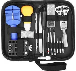 Watch Repair Tool Kit Professional Watch Band Link Pin Tool Set Spring Bar Tool Set Watch Battery Replacement Tools Watch Repair Tool Kit Professional Watch Band Link Pin Tool Set Spring Bar Tool Set Watch Battery Replacement Tools