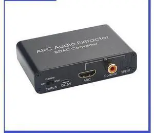 ARC audio return converter, HDMI audio adapter, Remote control volume adjustment, DAC audio converter ARC audio return converter, HDMI audio adapter, Remote control volume adjustment, DAC audio converter