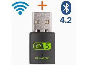 USB Bluetooth 5.0 Wireless card 600Mbps dual-band wireless card driver free WiFi Bluetooth 2 in 1 600M + Bluetooth 5.0 drive-free USB Bluetooth 5.0 Wireless card 600Mbps dual-band wireless card driver free WiFi Bluetooth 2 in 1 600M + Bluetooth 5.0 drive-free