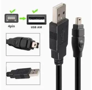 IEEE400 1394 Firewire USB AM to 6P cable USB to 1394 sound card connection USB to 4Pin 1394 cable 3m IEEE400 1394 Firewire USB AM to 6P cable USB to 1394 sound card connection USB to 4Pin 1394 cable 3m