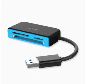 SSK Card Reader SCRM330 high-speed USB3.0 3-in-1 card reader supports TF\SD\CF SSK Card Reader SCRM330 high-speed USB3.0 3-in-1 card reader supports TF\SD\CF