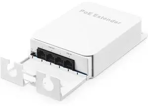 Aomoproing Outdoor PoE Passthrough Switch - 1 In 3 Out Extender, IEEE802.3af/at Powered, 100Mbps Ethernet, Wall Mount Waterproof Plug and Play Aomoproing Outdoor PoE Passthrough Switch - 1 In 3 Out Extender, IEEE802.3af/at Powered, 100Mbps Ethernet, Wall Mount Waterproof Plug and Play