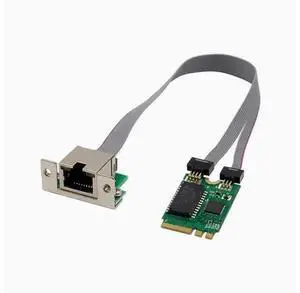 M2 NGFF KEY A+E RTL8125B Industrial 2.5G Gigabit Network Card 2500M desktop Gigabit flat needle 8111F M2 NGFF KEY A+E RTL8125B Industrial 2.5G Gigabit Network Card 2500M desktop Gigabit flat needle 8111F